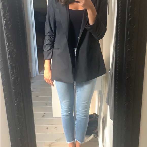 Central Park West Designer Oversized Blazer - Picture 3 of 7